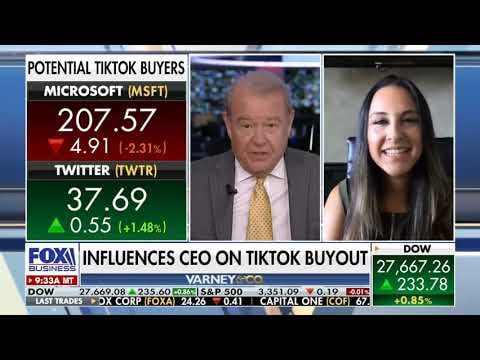FOX Business · Varney & Co.: What Happens To Creators If TikTok Gets BANNED? | Ariadna Jacob on Stuart Varney Fox Business 2020